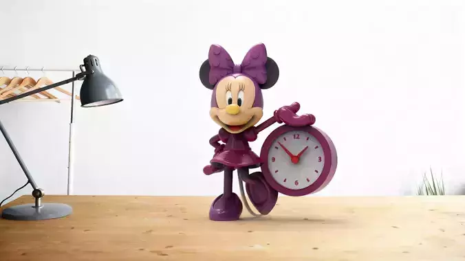 Minnie Mouse desk clock