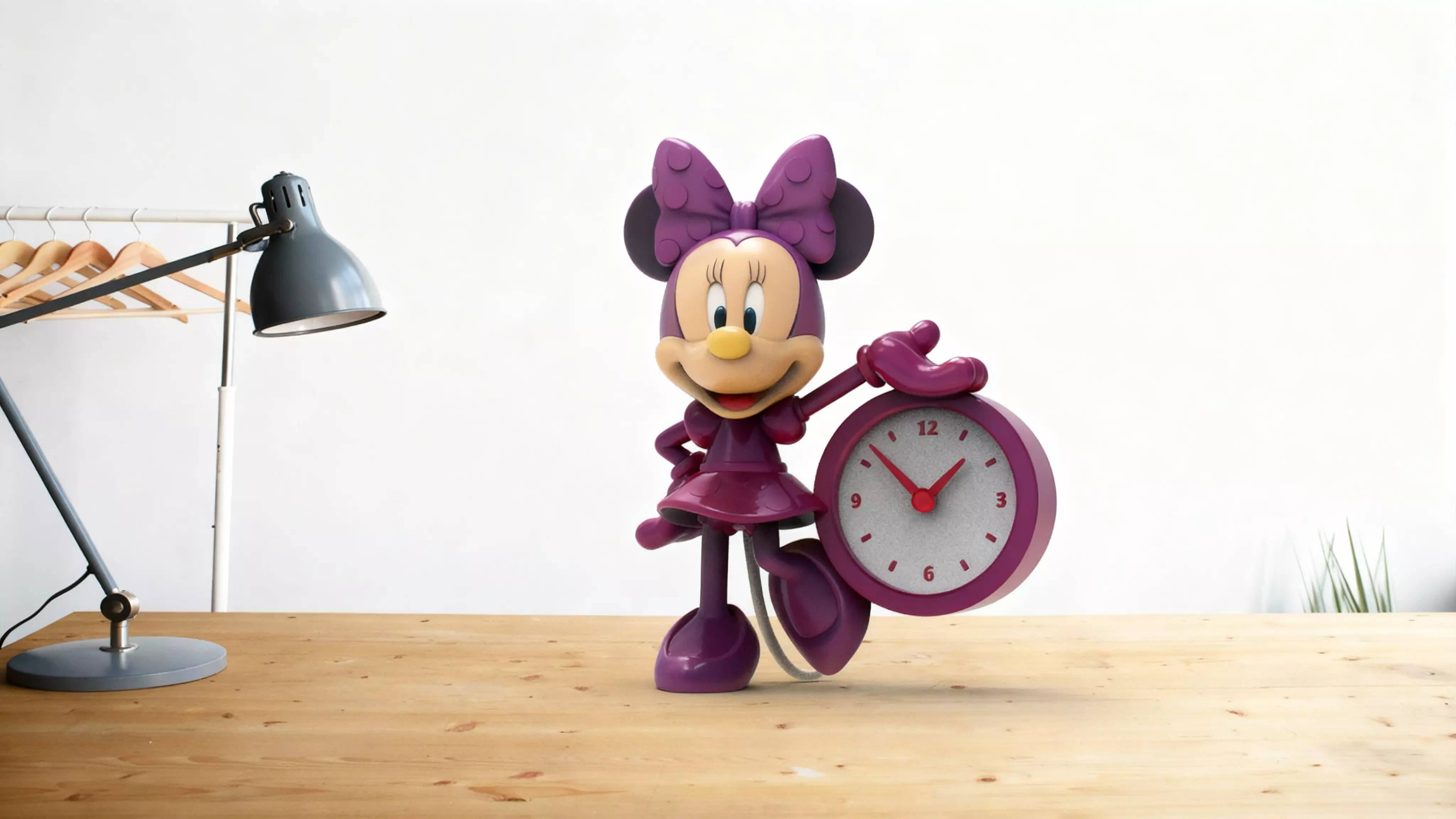 Minnie Mouse desk clock 3D print model