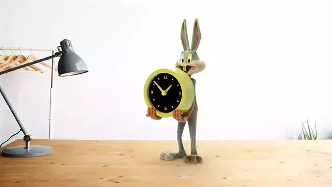 Bugs Bunny desk clock