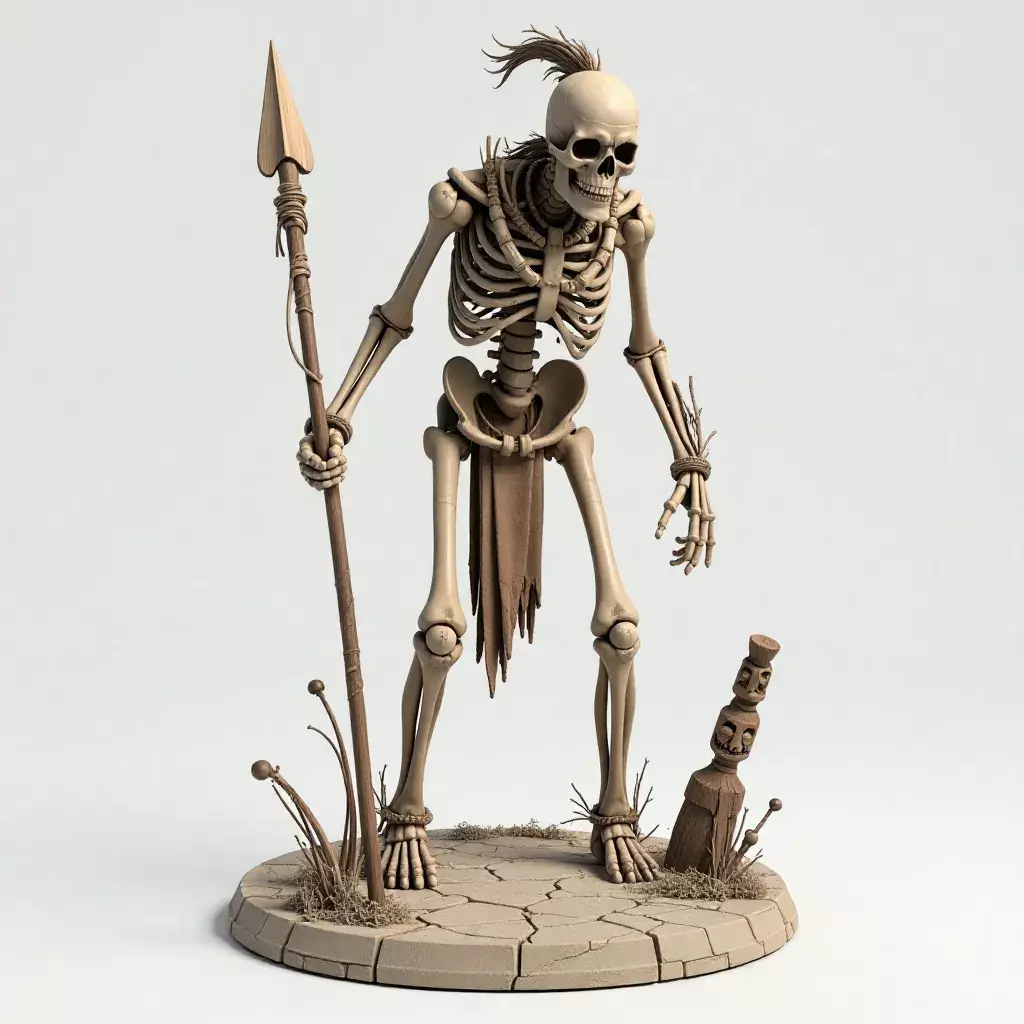 Skeleton 9 3D print model_0
