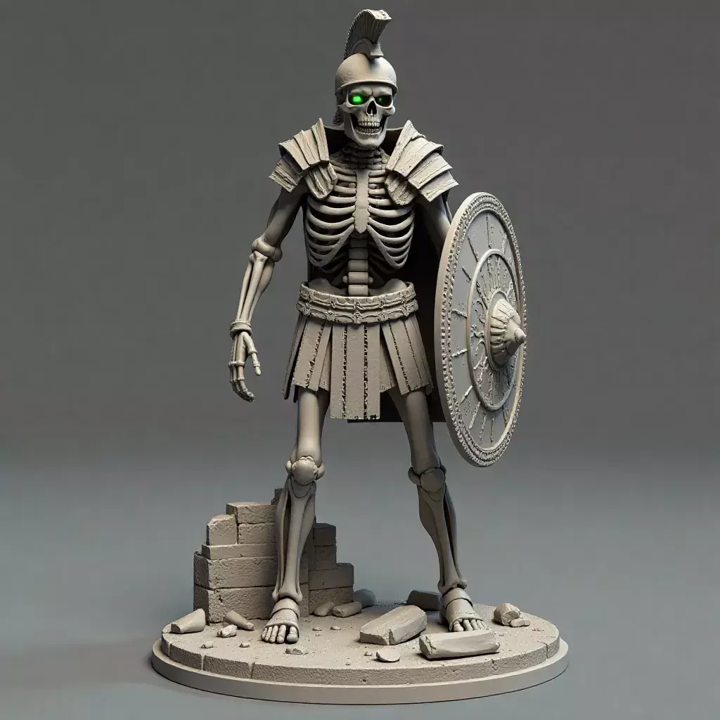 Skeleton 3 3D print model