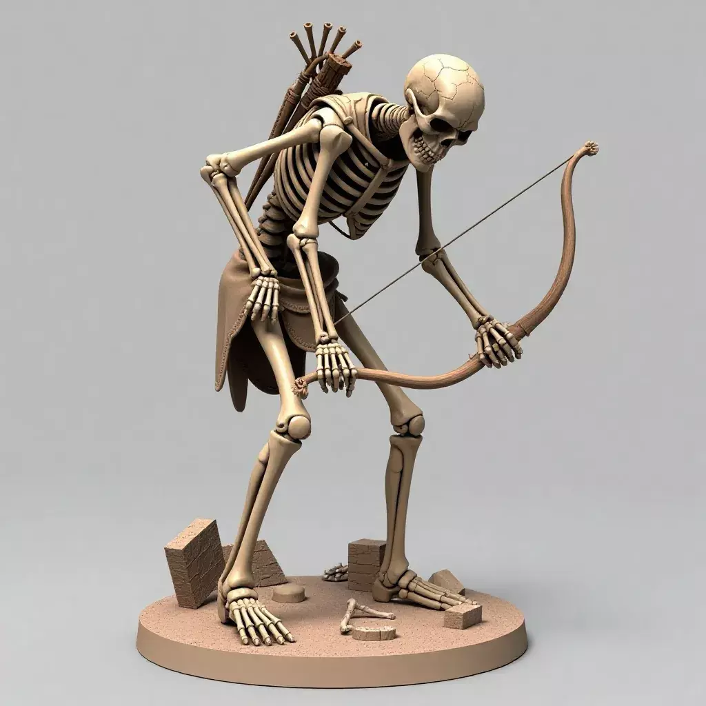 Skeleton 2 3D print model_0