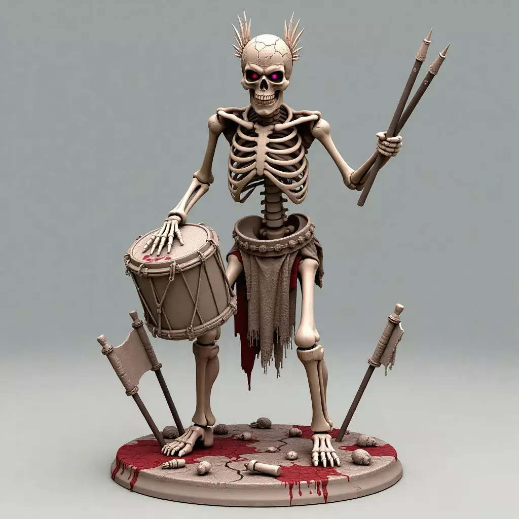 Skeleton 17 3D print model_0