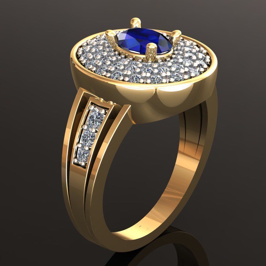 Ladies Rings 3D print model_1