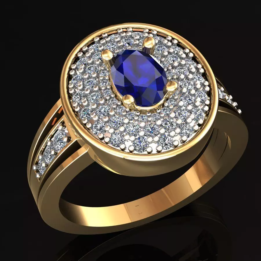 Ladies Rings 3D print model_0