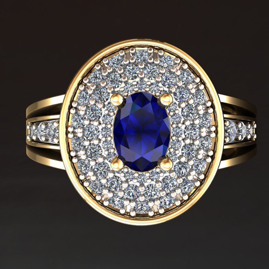 Ladies Rings 3D print model_2