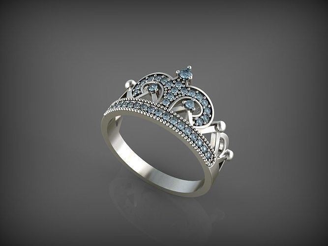 Ring Crown 1 3D print model