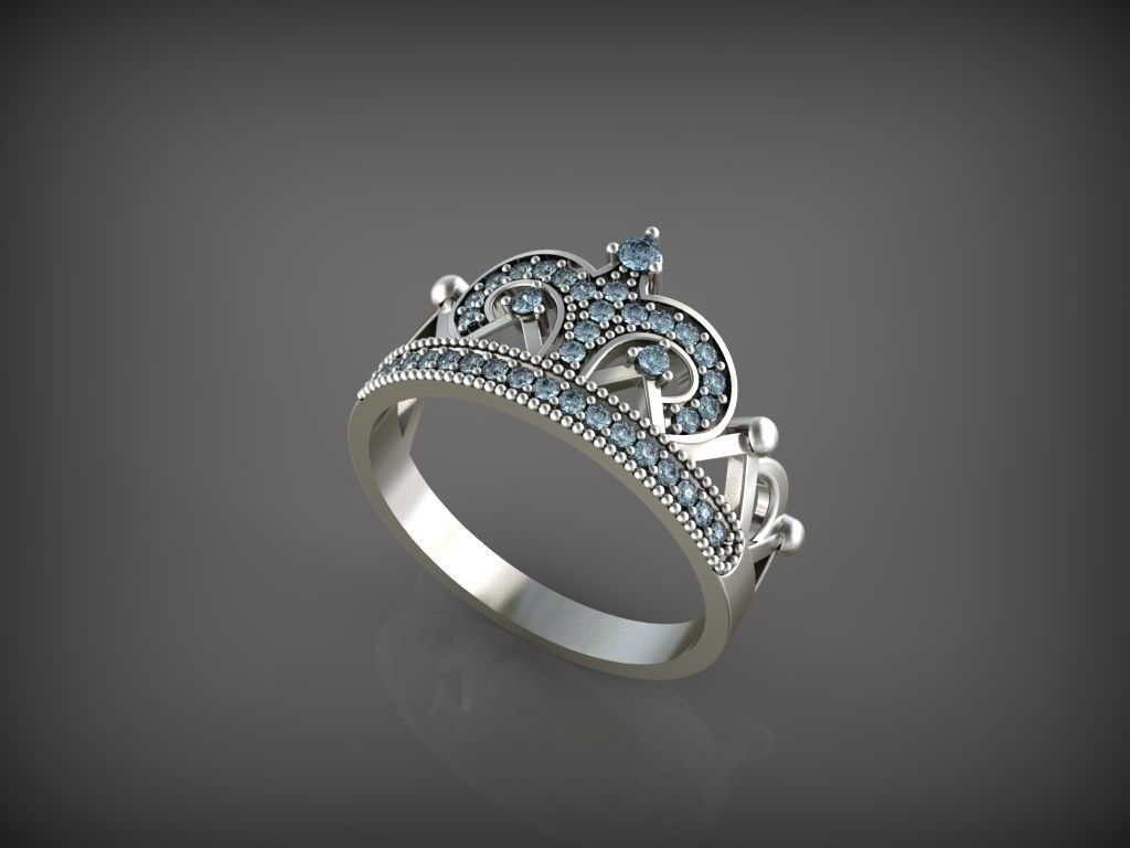 Ring Crown 1 3D print model_0