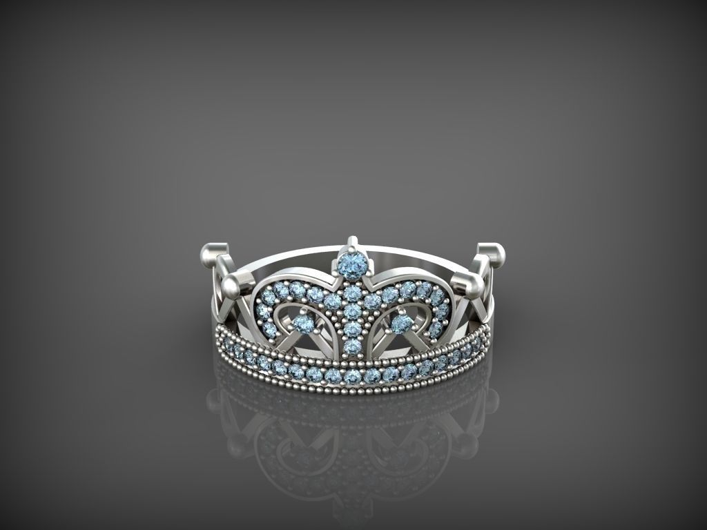 Ring Crown 1 3D print model_2