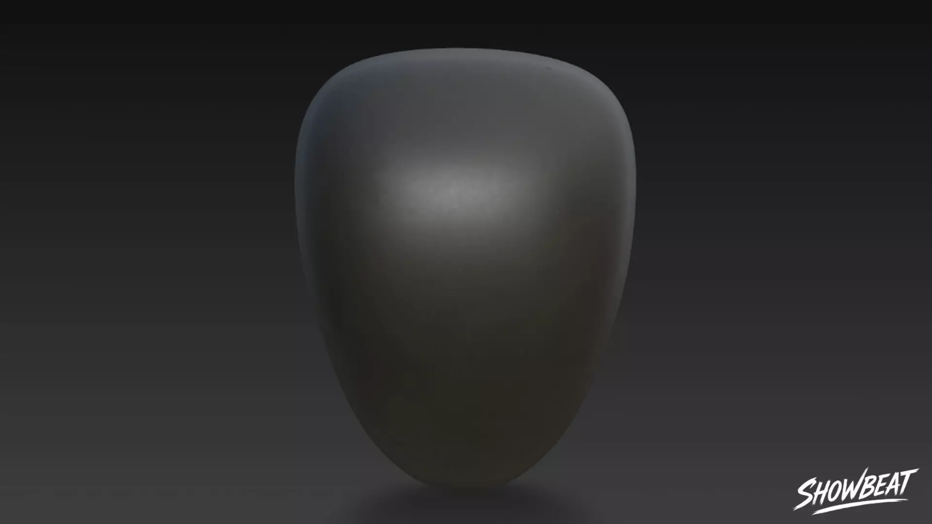 Ghost Skull Mask Low-poly 3D model_4