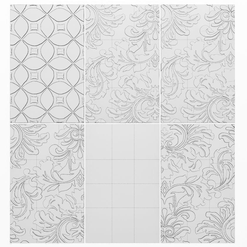 Carpet collection 12 3D model_6