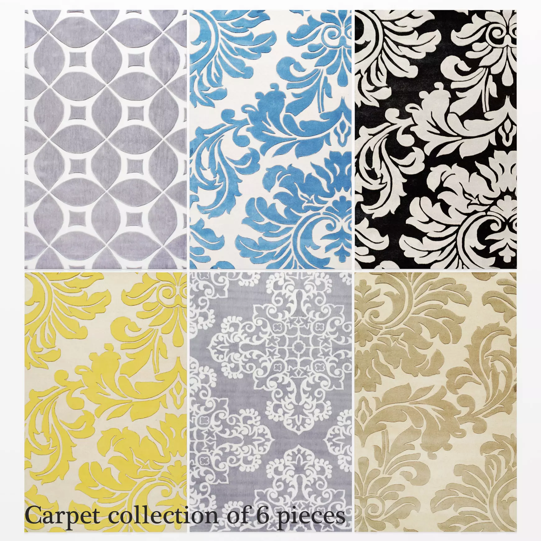 Carpet collection 12 3D model_0