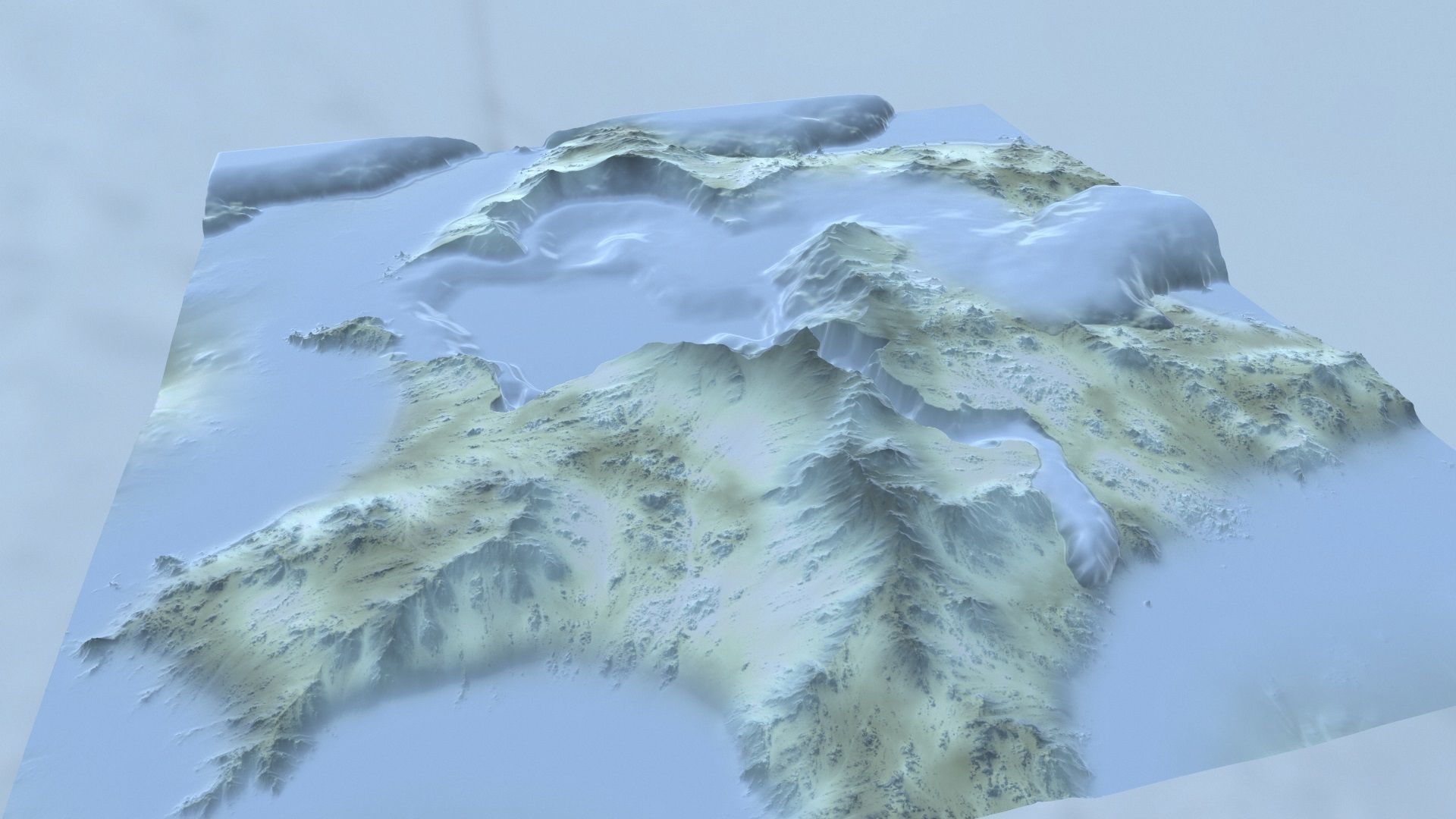 Snow Mountain 3D model_11