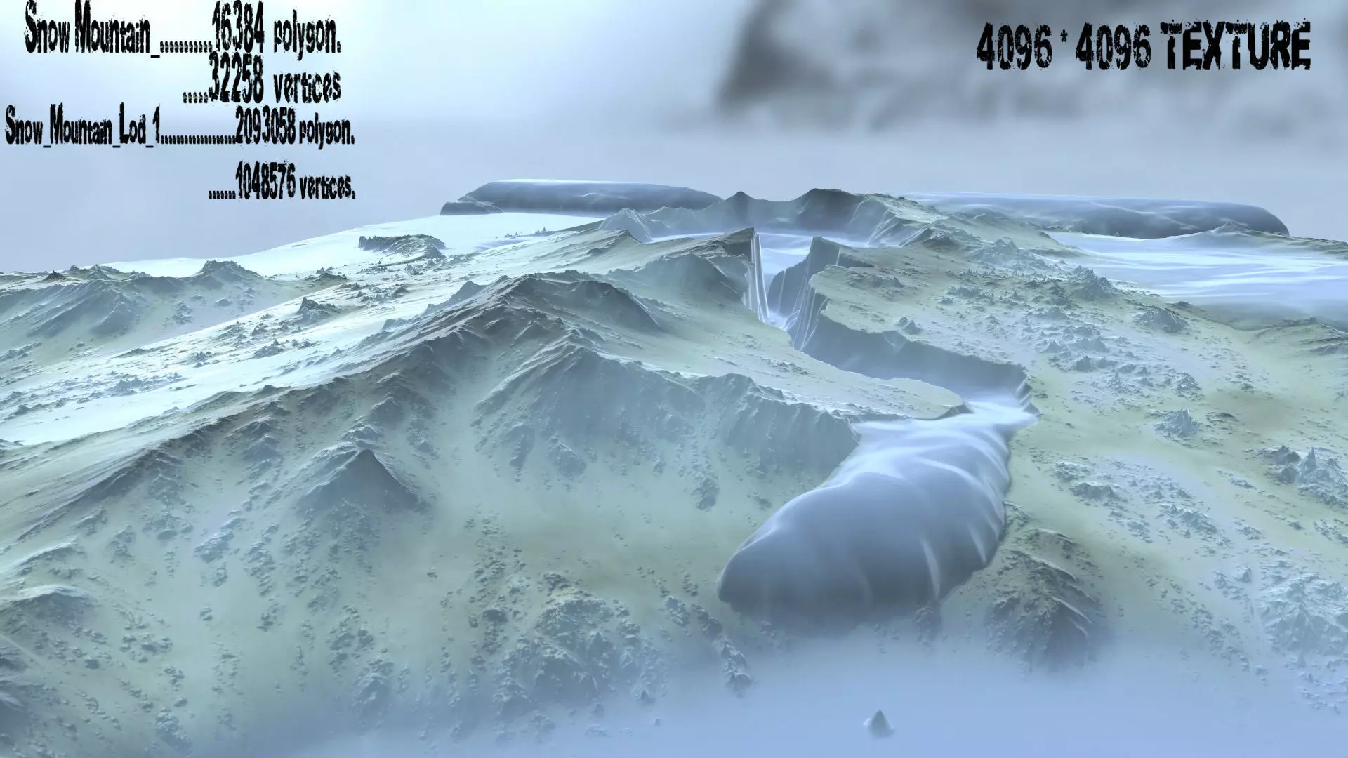 Snow Mountain 3D model_0