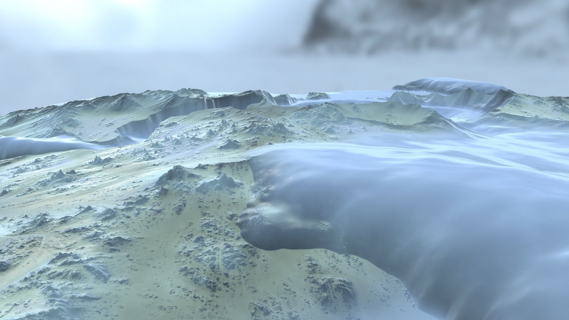 Snow Mountain 3D model_6