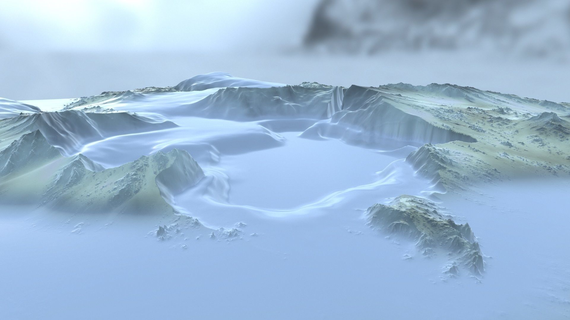 Snow Mountain 3D model_15