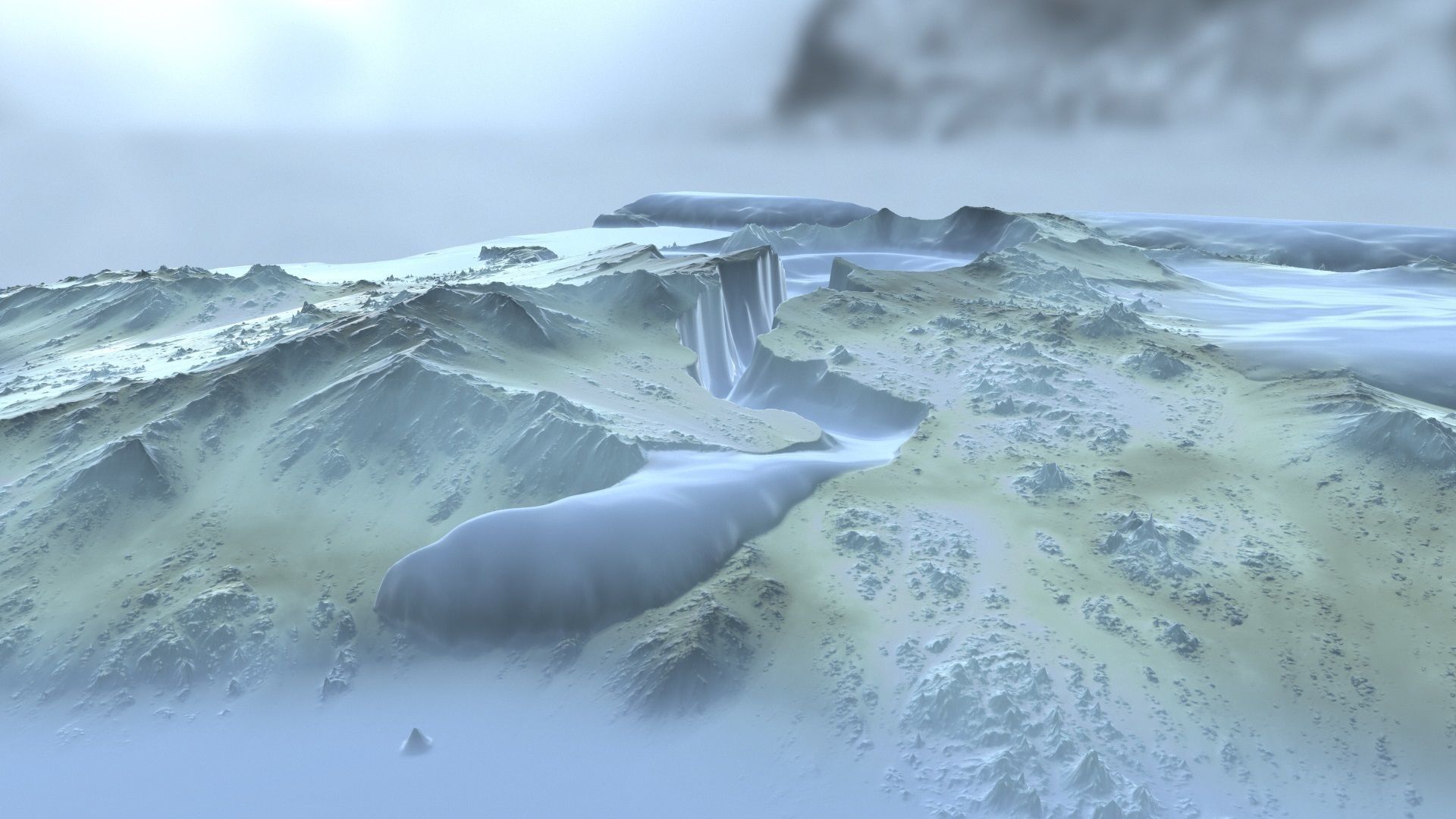 Snow Mountain 3D model_5