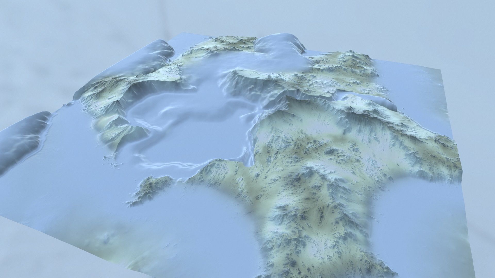 Snow Mountain 3D model_13
