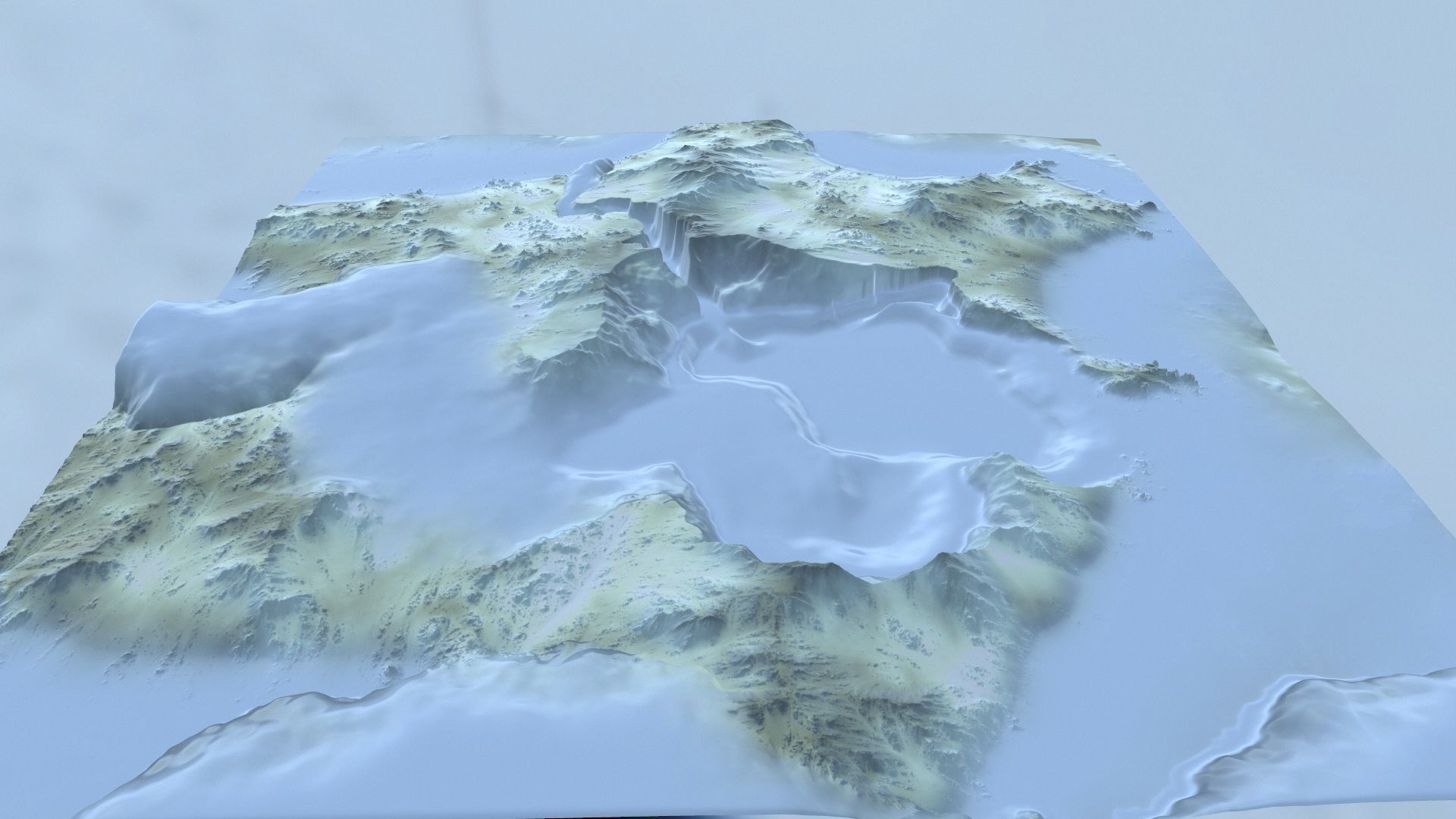 Snow Mountain 3D model_9