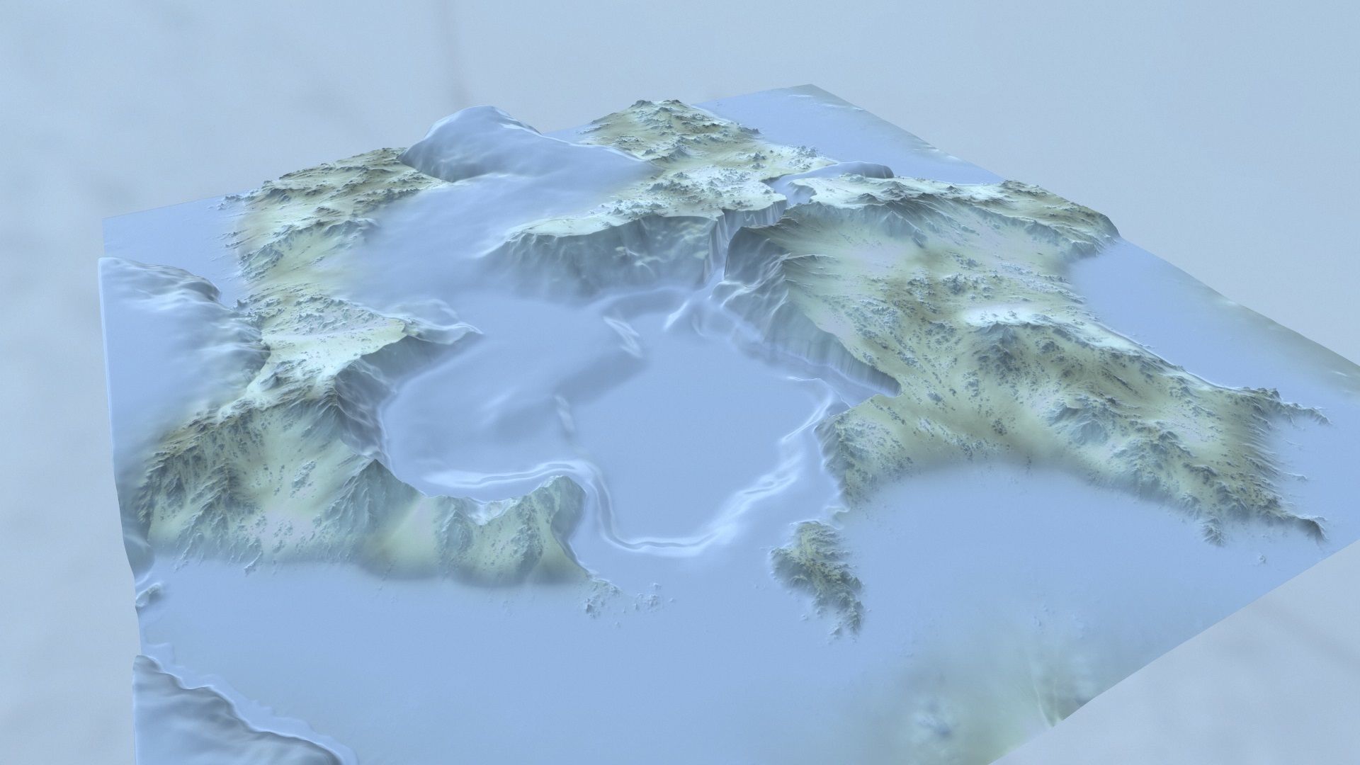 Snow Mountain 3D model_14
