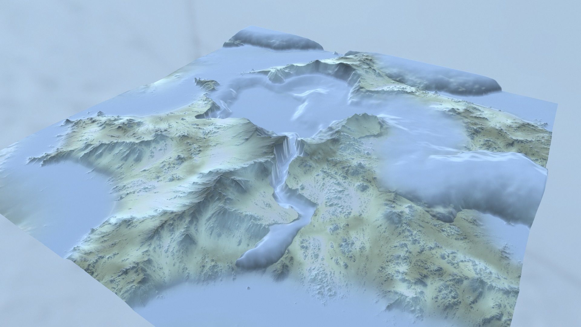 Snow Mountain 3D model_10