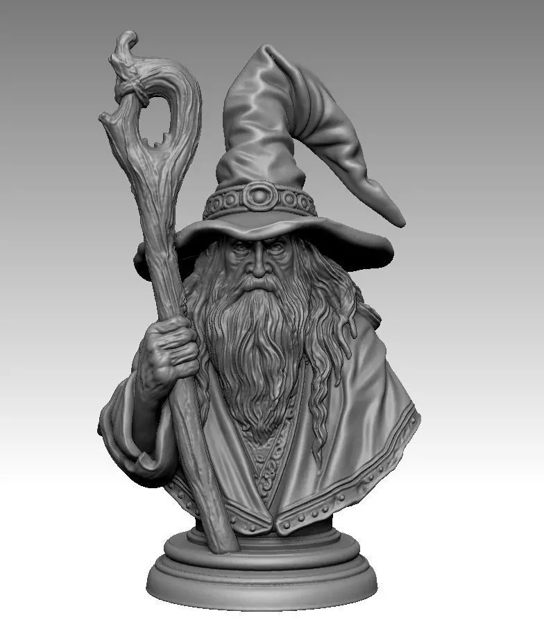 Gandalf 3D print model_2