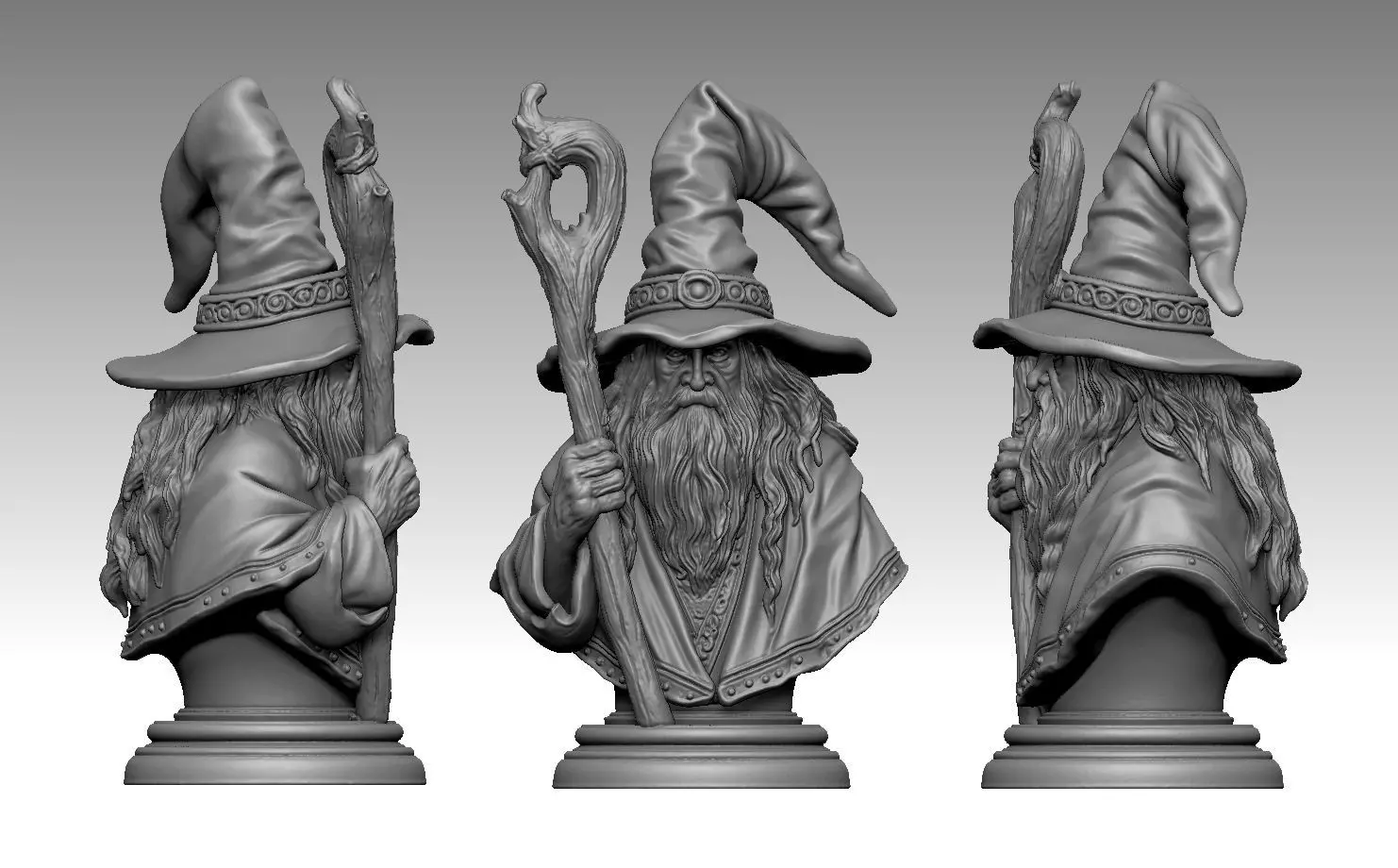 Gandalf 3D print model_0
