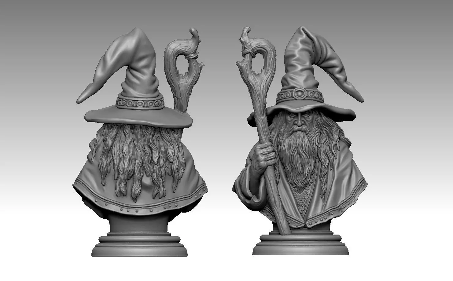 Gandalf 3D print model_1
