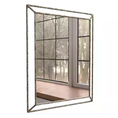 Restoration Hardware Thaddeus Open Beveled Mirror