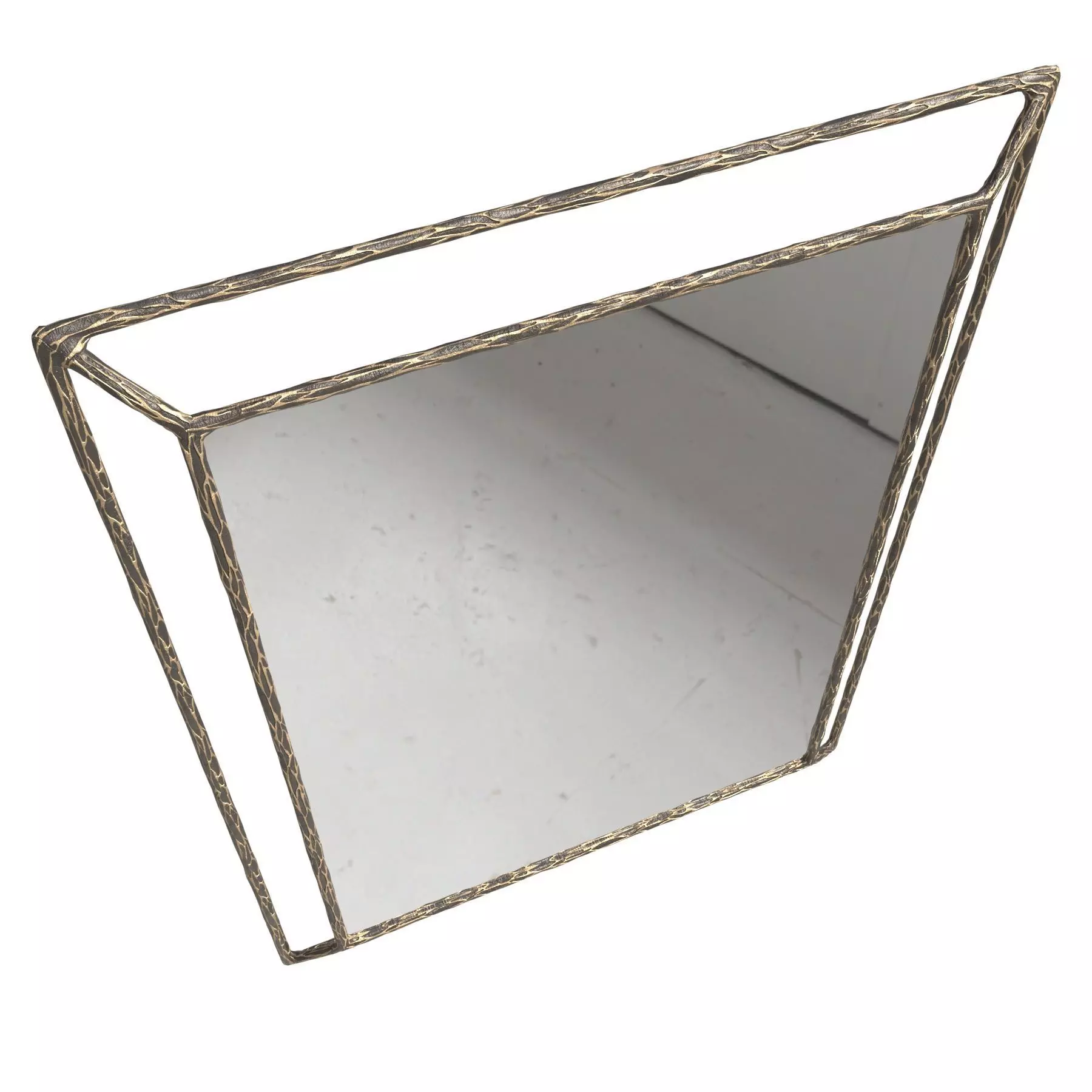 Restoration Hardware Thaddeus Open Beveled Mirror 3D model_3