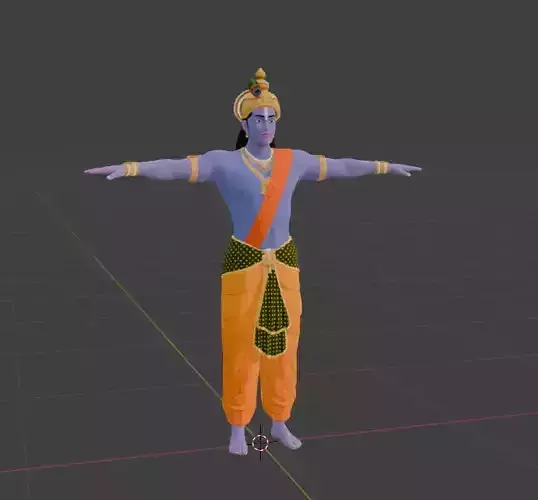 Krishna 3D model