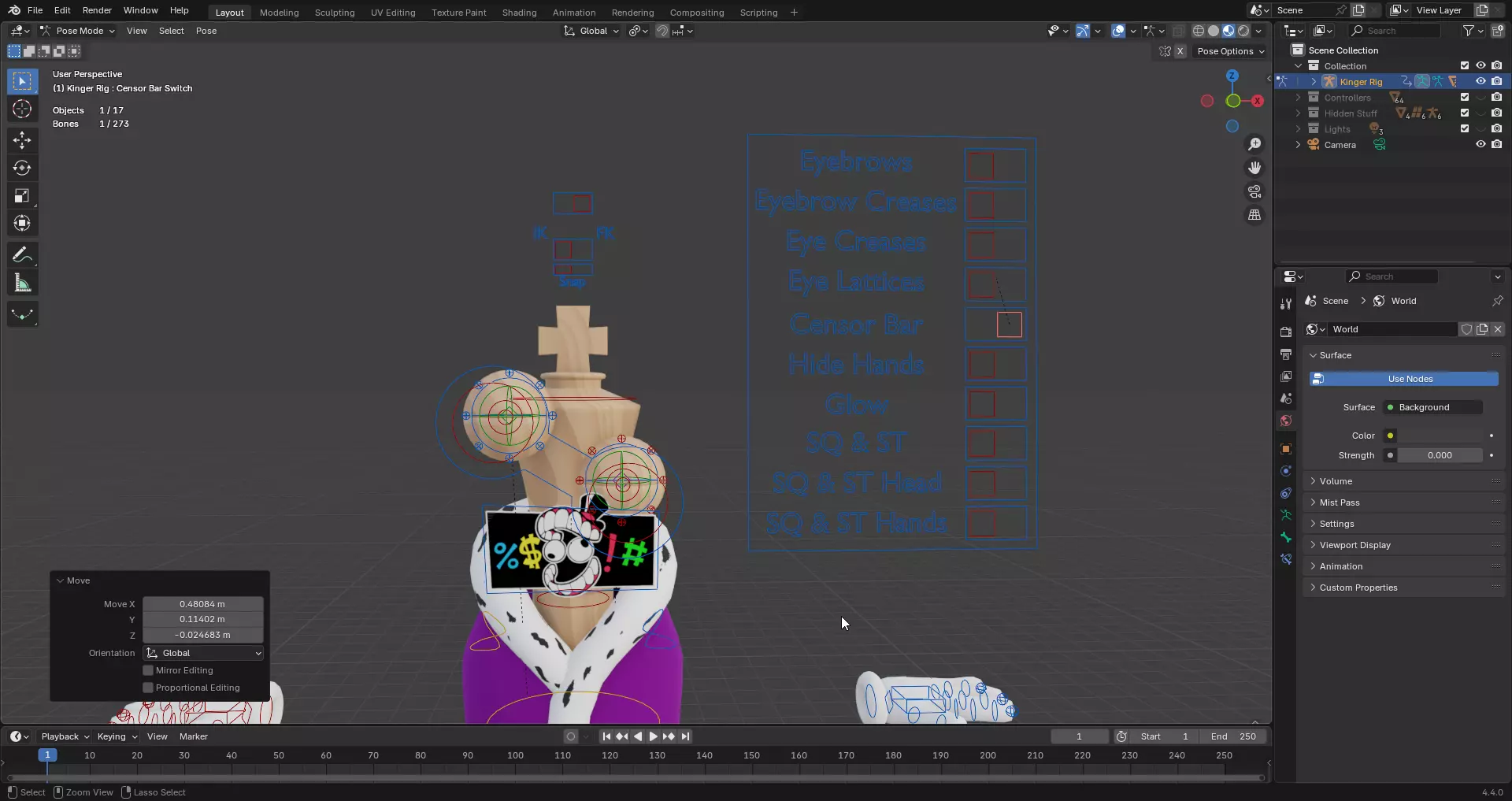 Kinger - The Amazing Digital Circus Low-poly 3D model_15
