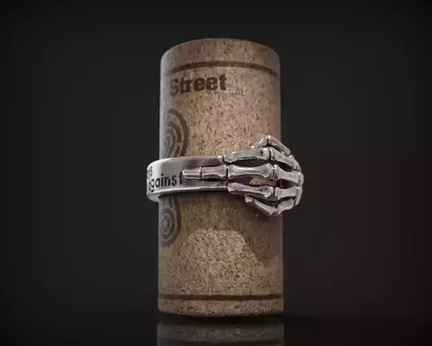 Silver Street jewelry ring I WILL ALWAYS BE AGAINST