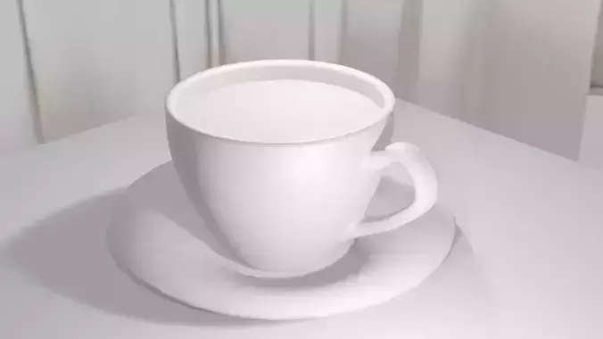 Tea Cup 3D Model