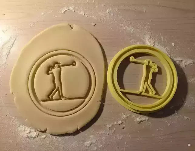 Baseball Player Cookie Cutter