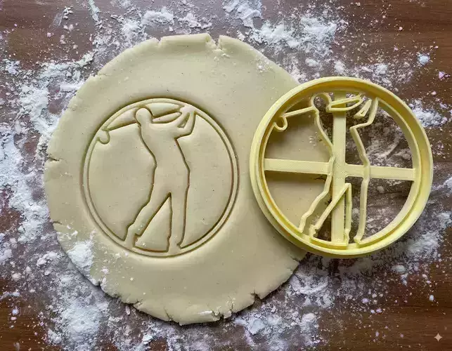 Golf Player Cookie Cutter