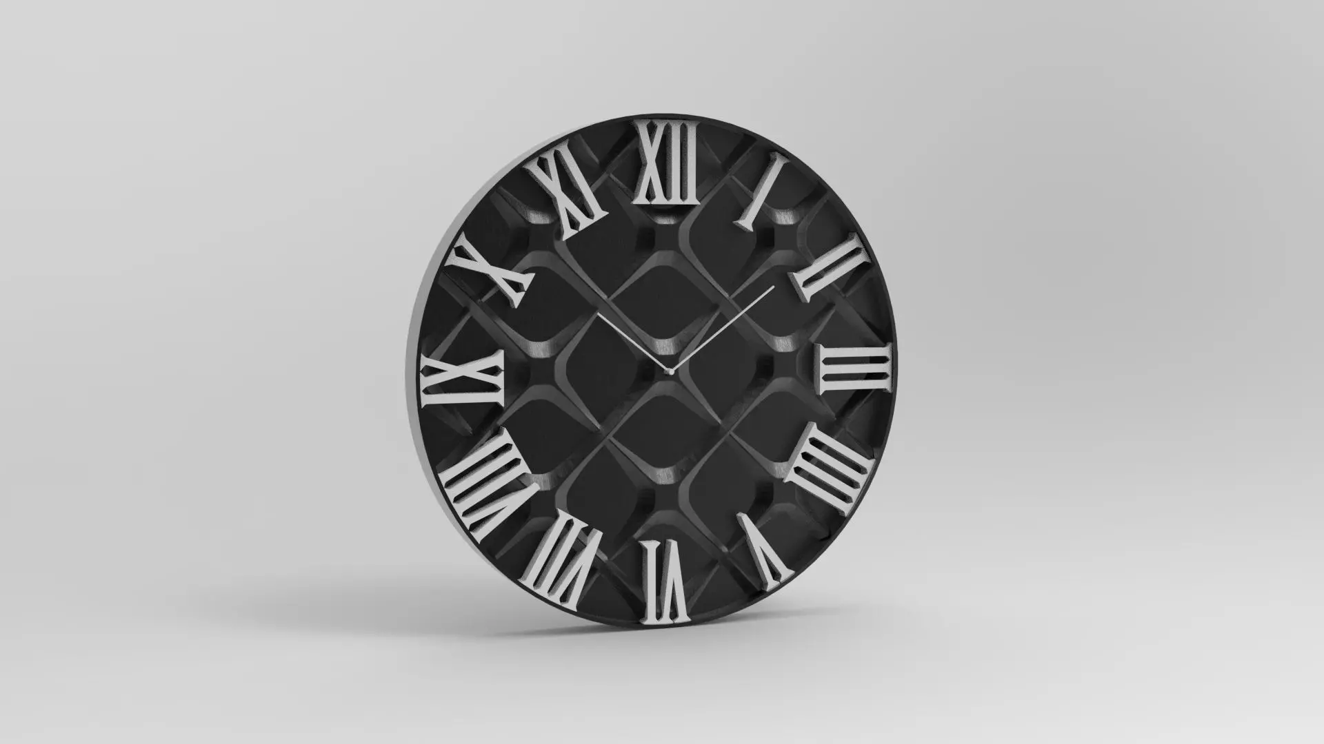 60 cm wall clock illuminated model 3D print model