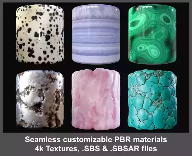 Stone Collection Substance Materials and 