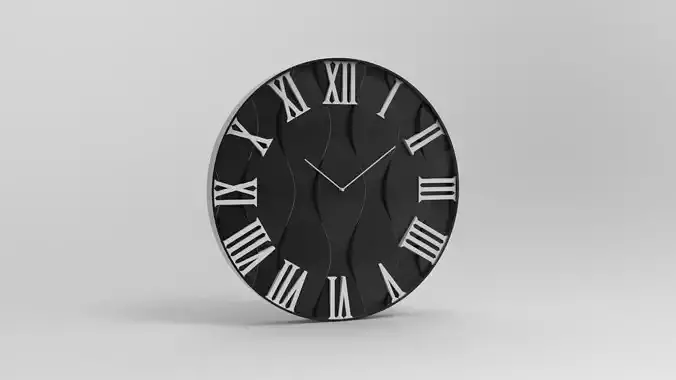 60 cm wall clock desert model