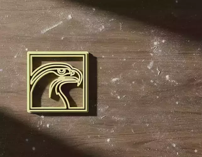 Falcon Head Cookie Cutter 3D Print