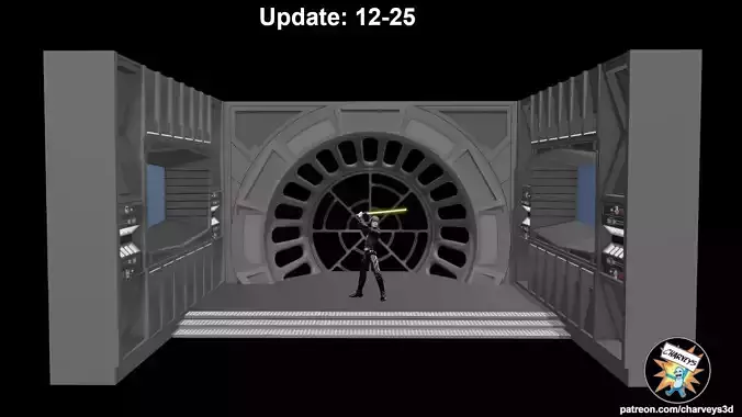  Star Wars Emperors Throne Room Diorama for 4 and 6 inch figures