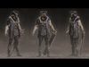 Sarkaz Mercenary Warrior Low-poly 3D model_1