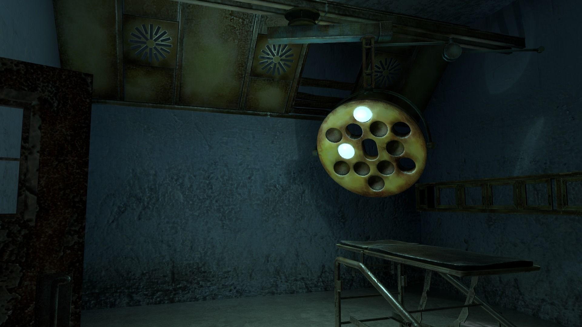 Abandoned Infirmary  Low-poly 3D model_12