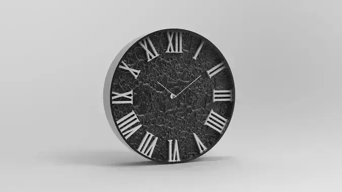 20 cm volcano model wall clock
