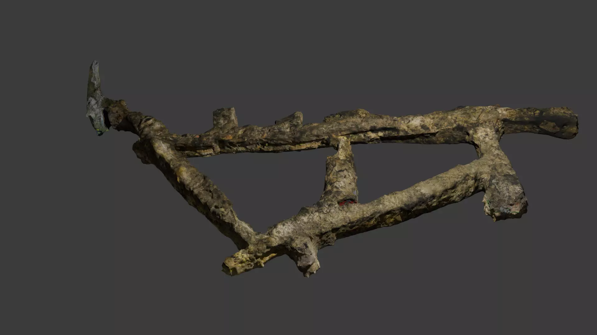 Scan of Tunnels Under Stranska Skala second floor Low-poly 3D model_0