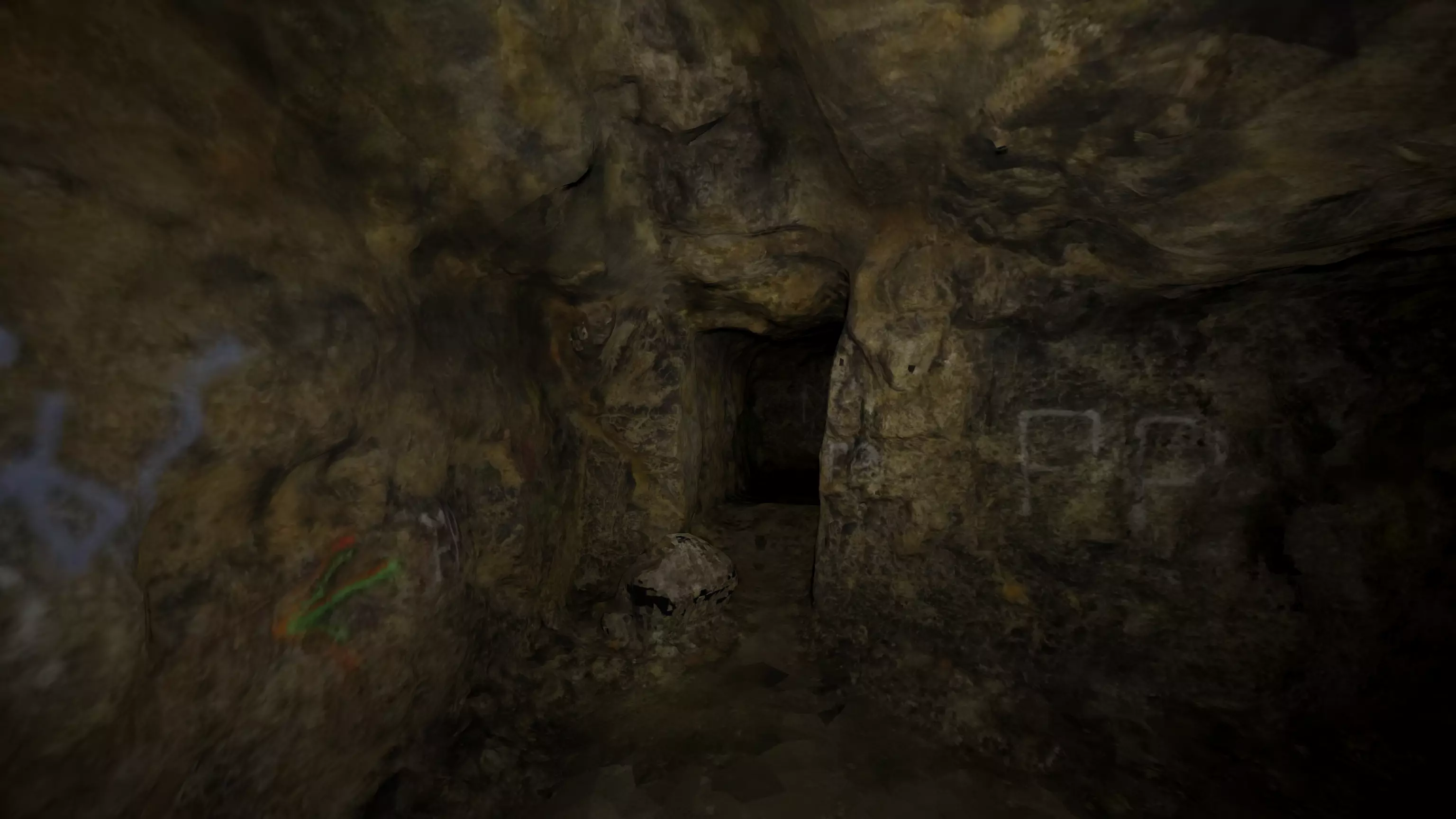 Scan of Tunnels Under Stranska Skala second floor Low-poly 3D model_4