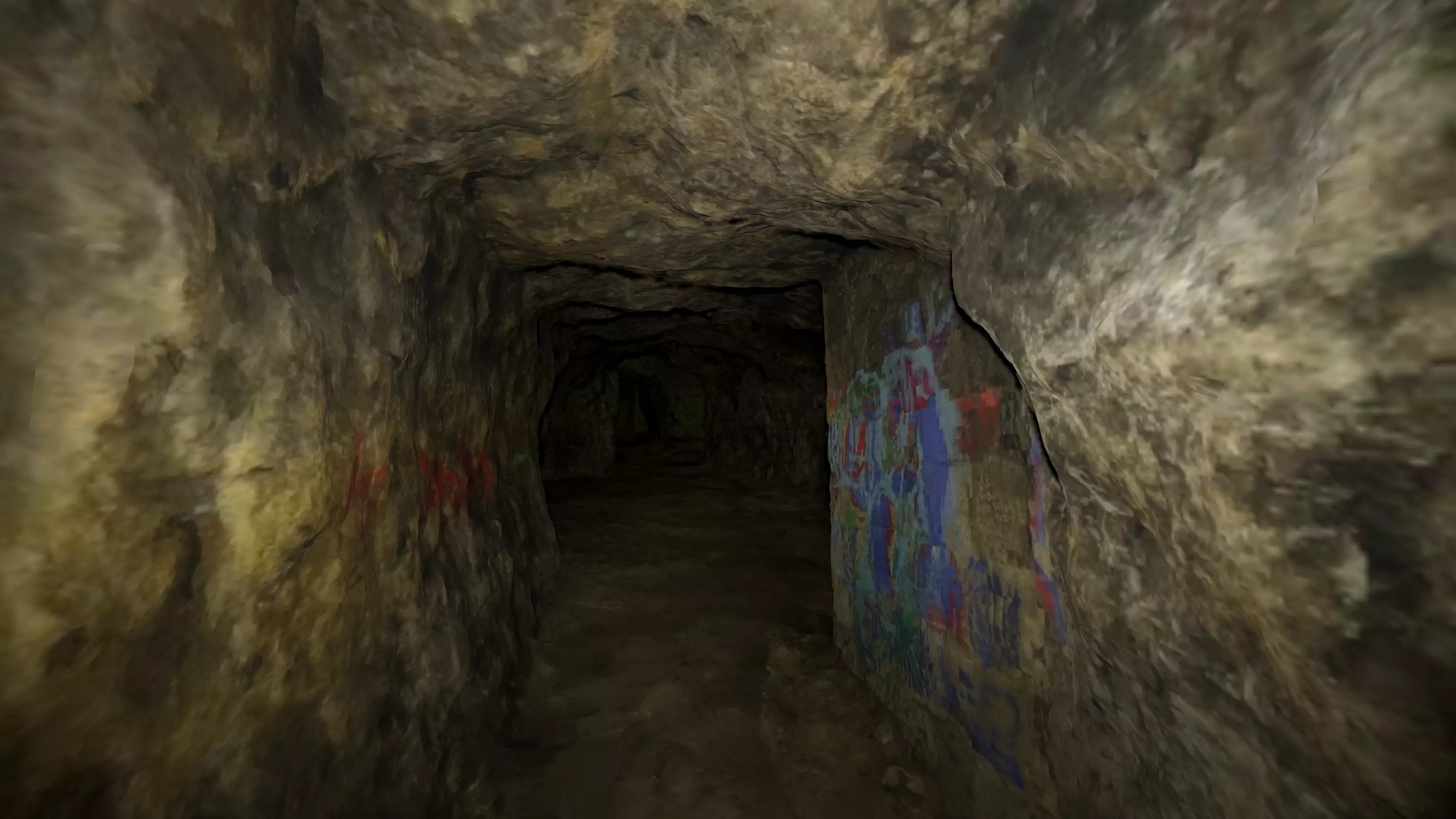 Scan of Tunnels Under Stranska Skala second floor Low-poly 3D model_13