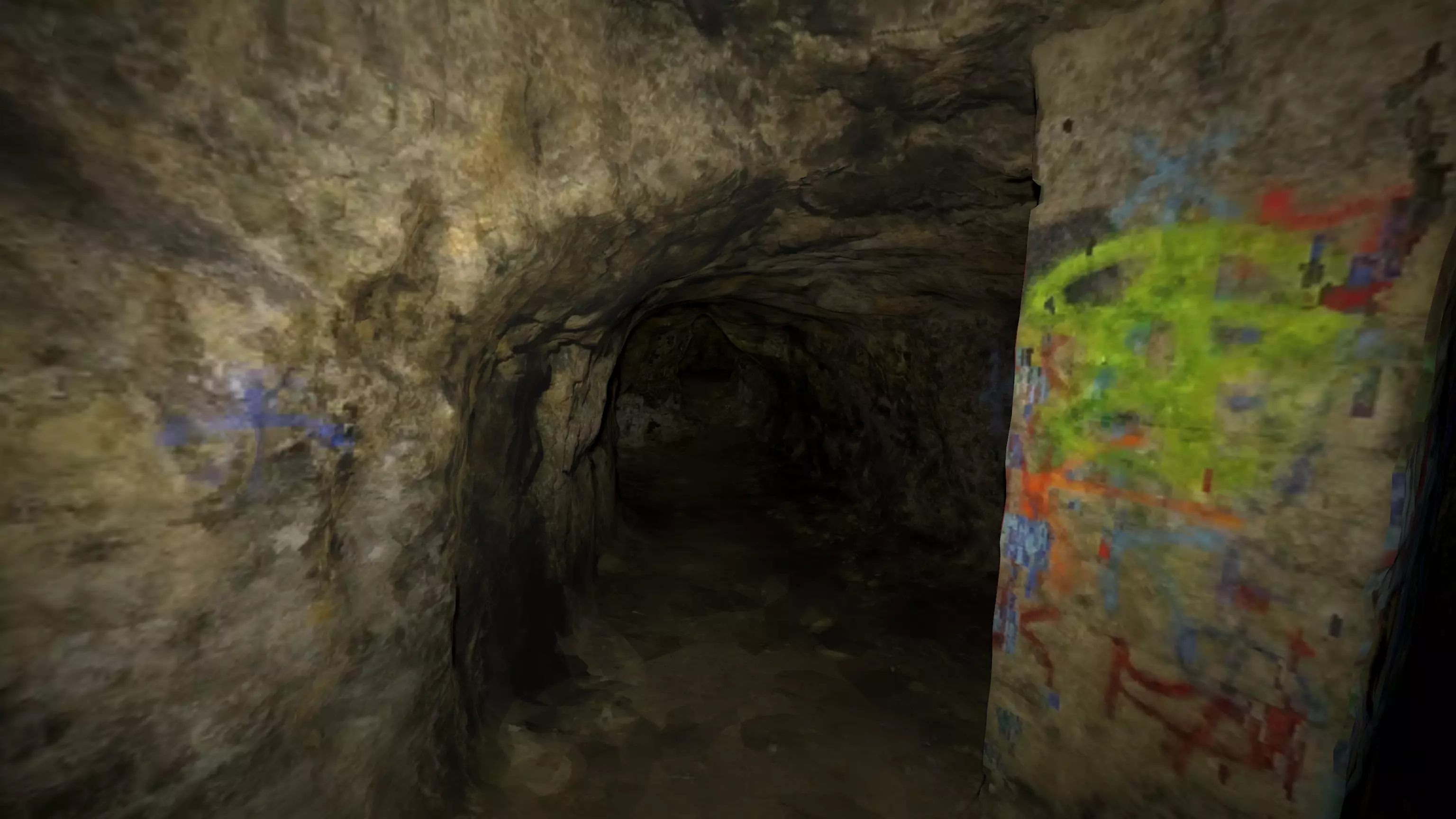 Scan of Tunnels Under Stranska Skala second floor Low-poly 3D model_15