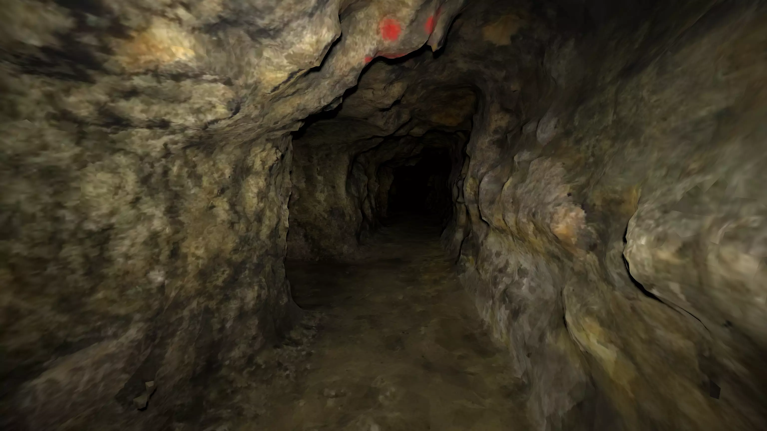 Scan of Tunnels Under Stranska Skala second floor Low-poly 3D model_7