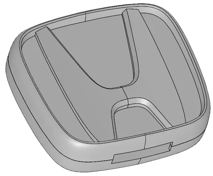 HONDA KEYCOVER FOR HONDA EG KEY Free 3D print model_2